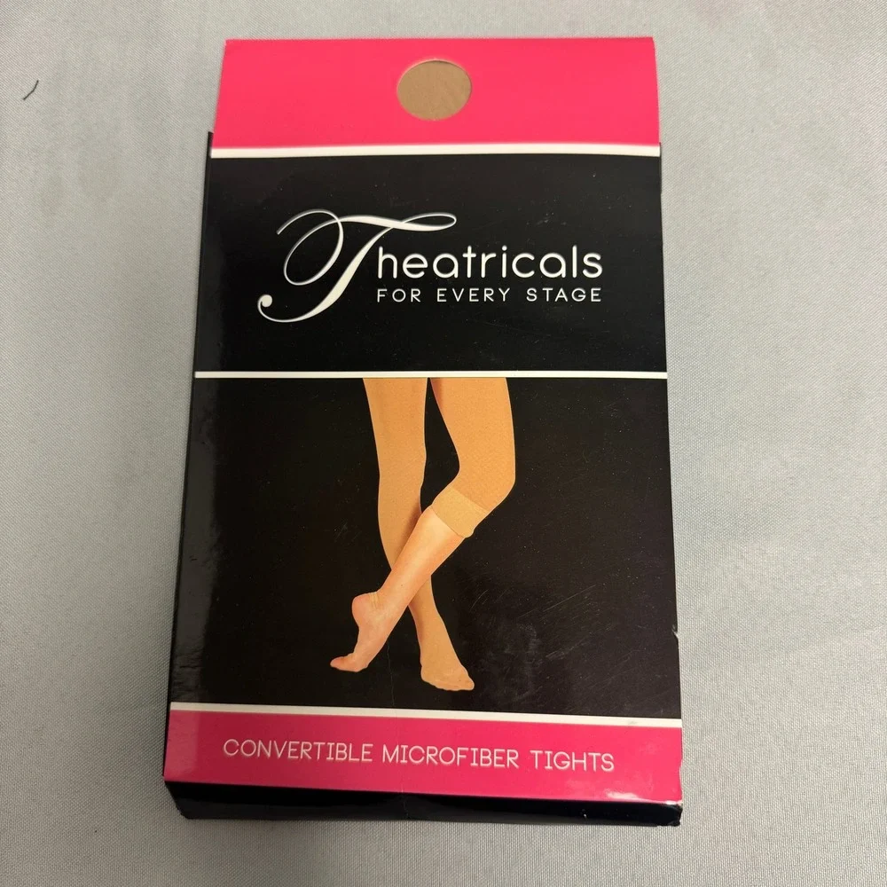 Theatricals Convertible Microfiber Tights T5515 Light Suntan Size Medium New